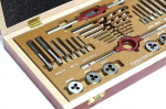 Tivoly 11900870003 MTF30 Case with 30 Pieces 7 Set with 2 Taps, 2 Accessories M3 to M12 + 7 Metal Drill Bits FURIUS HSS