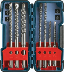 Bosch HCK001 7-osaline karbiidist SDS Plus puurimispuuride komplekt koos hoiukastiga