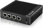 Intel J3710/N3700 neljatuumaline ventilaatorita miniarvuti 4 portiga Intel 2.5GbE i226 Gigabit v&otilde;rgukaart AES-NI USB 3.0/HDMI/VGA 8GB DDR3 128GB SSD