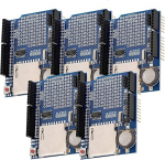 AZDelivery 5 x DatenLogger moodul andmete salvestaja Shield &uuml;hilduv Arduino sisaldab e-raamatut