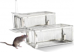 FORMIZON Live Trap hiirel&otilde;ks, 2 rotip&uuml;&uuml;nise pakett, Premium rotip&uuml;&uuml;nis, korduvkasutatav, loomade p&uuml;&uuml;nisep&uuml;&uuml;nis tundliku p&auml;&auml;stikuga sise- ja v&auml;litingimustes kasutamiseks