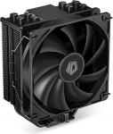 ID-COOLING SE-214-XT Must protsessorijahuti, t&auml;ielik must disain, 4 otsekontaktiga soojusjuhtme toru, 120 mm PWM ventilaator, ei kahjusta RAM-i, TDP 180W, LGA1700/1851/1200/115X; AMD AM5/AM4 pesad.