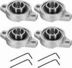 hankekaart 4tk KFL003 Pillow Block Bearings 17mm Bore Bearing Units Tsingisulamiga &auml;&auml;rik laagrikorpus P6 (ABEC3)