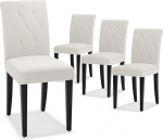 Welzona S&ouml;&ouml;gitoa toolid Komplekt 4 s&ouml;&ouml;gitooli k&ouml;&ouml;gi ja s&ouml;&ouml;gitoa k&ouml;&ouml;gitoolid Modernsed toolid s&ouml;&ouml;gitoa k&ouml;&ouml;ki elutuppa magamistuba Valge