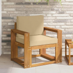 Moderne Outdoor Sofagarnitur aus langlebigem Akazienholz als Gartenm&ouml;bel Set f&uuml;r eine Moderne Garten Sofagarnitur aus Massivholz Akazie und langlebige Terrassenm&ouml;bel Akazie