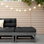 gartenlounge Outdoor gartenlounge Lounge m&ouml;bel Outdoor gartenlounge setGarten-Mittelsofa Honigbraun Massivholz KieferGeeignet f&uuml;r Schlafzimmer
