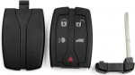 source card Car Key Shell Remote Control 5 Buttons Protective Key Case Remote Key Cover Replacement for 3043 A-Tx9 for Land Rover Freelander Discovery 2