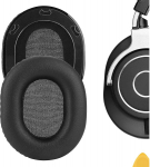Geekria QuickFit Asendusk&otilde;rvapadjad Audio-Technica ATH-M70X k&otilde;rvaklappidele k&otilde;rvapadjad k&otilde;rvaklappide k&otilde;rvapadjad k&otilde;rvakuppide remonditarvikud (must)