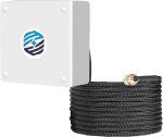 Maswell GNSS GPS antenn SMA isane GPS GLONASS BEIDOU GAILEO L1 Band 1561-1602MHz kruvi ja liimiga kinnitus IP67 veekindel UV stabiliseeritud nailonist punutud kaabel