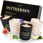 AMARI L&otilde;hnak&uuml;&uuml;nlad kinkekomplekt mustad j&otilde;ulukingituseks - 4 komplekt - L&otilde;hnak&uuml;&uuml;nal - K&uuml;&uuml;nla kinkekomplekt naistele - L&otilde;hnak&uuml;&uuml;nlad - L&otilde;hnak&uuml;&uuml;nlad klaasist - Dekoratiivsed kingitused naistele