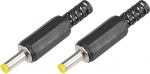 hankekaart 2 x must toitekaabel 4 x 1,7mm
