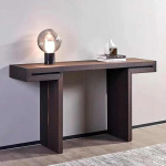 Konsolentisch im Landhausstil f&uuml;r den Eingangsbereich, schmaler Sofatisch f&uuml;r das Wohnzimmer, Akzenttisch hinter der Couch, Flurdekor (140 cm) - rustikales Holzdesign, stilvoll und funktiona