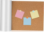 HOODANCOS 1 Roll Self-Adhesive Cork Roll Cabin Notice Boards Plugs Pin Board Sticker Cork Board for Desk Boards Plank Pens Cork Underlay Photo Board Message Board