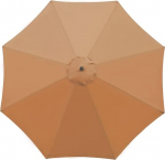 SMLJFO asendus 8 Rib Parasol varikatus, 3 m turu laua vihmavarju, veekindel, UV kaitse, khaki v&auml;rvi