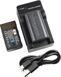 DSTE (2-pack) Li-ion aku ja Micro USB laadija sobivad kokku JVC BN-VF808U GZ-MG130 GZ-MG131 GZ-MG132 GZ-MG133 GZ-MG134 GZ-MG135 GZ-MG148 GZ-MG150 GZ-MG150 GZ-MZ-MG150 GZ-MZ-M-MG155ga