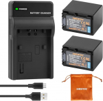 Shentec 7.4 V 2600 mAh Li-ion NP-FV50 NP-FV50 aku + laadija Sony NP-FV30 NP-FV40 FV70 FV100 akudele; HDR-CX150E HDR-CX170 HDR-SR68 DCR-SR20E HDR-CX190 HDR-CX190 HDR-CXX 130