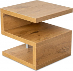 levandeo Sigi kohvilaud Wild Oak B x K x S: 44 x 44 x 44 cm Puidust k&uuml;ljelaua ei ole vaja kokku panna Kinnine liimitud elutoa laud