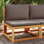 Homgoday Garden Diivan Lounge Garden diivan ilma k&auml;etoedega tahke akaatsiapuidust padjaga m&ouml;&ouml;bel Outdoor Garden Bed Diivan Diivan Patio m&ouml;&ouml;bel mudel 4008173