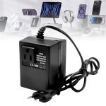 Pinge muundur 220 V kuni 110 V, 200 W toiteadapter Step Down Power Converter, reisivooluadapteri pinge muundur ELi pistikuga &otilde;hupuhastite, arvutite, minikaamerate jaoks.