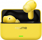 realme Buds T500 Pro juhtmevabad Bluetooth k&otilde;rvaklapid, m&uuml;rasummutus (ANC), 12.4mm juht, 56h aku kestvus, AI t&otilde;lge, Type-C, puutetundlik juhtimine, IP55, Candy Box disain, kollased