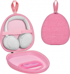 GWCASE Universal Soundcore Q20i / JBL Tune 510BT 720BT 770NC 520BT / Sony WH-CH520 WH-CH720N / BERIBES / JLab Over Ear k&otilde;rvaklappide stiilne disain (roosa)