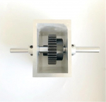 Mitre Gearbox, 1 t&uuml;kk, 180 kraadi, 1 kuni 2 miniatuurset hammasratast, k&auml;igukang, 1M 18T, 36 hammast, paralleelkommutatsioon, spiraalratas, reduktorratas, mehaaniline hammasratas (6 mm Shat)