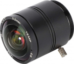3.2mm Fixed Focal Camera Lens 12MP Resolution Professional CCTV Camera Lens with CS Mount Interface Aluminum Alloy Lens Relative Aperture F1.2