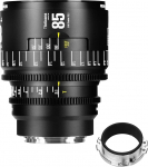 7artisans 85mm T2.1 Infinte Series Professional Manual Full Frame Cine Lens Compatible with EF Bayonet for Photography and Film Production (Black)