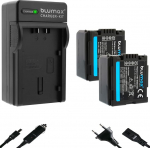 Blumax 2 x VW-VBG130 1100 mAh + laadija VW-VBG130 Sobib erinevatele Sony kaameratele.