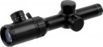 Rifle Scope 1-4X20 Punane / roheline taktikaline optiline veekindel p&uuml;stolkuulipilduja koos 20 mm ja 11 mm Weaver/Picatinny Rail kinnitustega taktikalise Airsoft jahipidamise jaoks