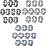 10/100PCS 6700ZZ 6700 2RS RS 6700-2RS 10x15X4mm Miniatur Gummi Dichtung Rillenkugellager ABEC-5 (v&auml;rv : 100tk-6700 2rs must, suurus : ABEC 5)