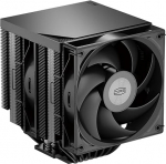 PCCOOLER RT720 TC BK Dual-Tower CPU &otilde;hujahuti, 7 x 6 mm soojatorud, 120 mm h&uuml;drauliline PWM ventilaator, deformatsioonikindel klamber, vaskne reflow alus, &uuml;hildub Intel LGA 1851/1700 & AMD AM5-ga.