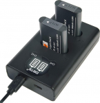 DSTE 2x NP-BX1 asendusaku + Dual USB laadija NP-BX1/M8 ja Sony ZV1 ZV-1 ZV-1F HDR-CX240E DSC-RX10 II DSC-RX1B DSC-RX1R DSC-RX1R DSC-RX1R DSC-RX1R DSC-RX1R DSC-RX1R/B DSC-RX100 II kaamerale.