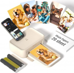 iDPRT 4&times;6 fotoprinter, kaasaskantav v&auml;rviline fotoprinter