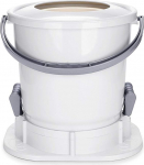 YXCKG Manual Laundry Spinner, Spin Dryer, Camping Washing Machine For Clothes, Space Saving, Drying Machine Hand Operated For Camping Home Clothing (Color : White)