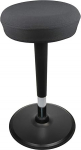 YULUKIA 200010 Ergonomic Stool Swing Effect Office Stool Height Adjustment 58.5-84.5 cm Good for Height-Adjustable Desk, Black, Height 58.5-84.5 cm