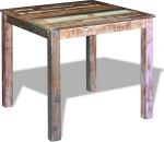 Festnight Antiikstiilis s&ouml;&ouml;gilaud puidust s&ouml;&ouml;gilaud s&ouml;&ouml;gitoa laud taaskasutatud t&auml;ispuidust 80 x 82 x 76 cm K&ouml;&ouml;gilaud k&ouml;&ouml;ki v&otilde;i s&ouml;&ouml;gituppa