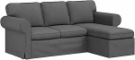 vidaXL Diivan 160cm Dunkelgrau Metall, Wohnzimmer, rechteckig, modern, h&auml;lt Lange, ergonoomiline disain, spart Platz, schick, mugav, multifunktsionaalne, zeitgem&auml;&szlig;