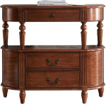 Konsolentisch, Massivholz-Eingangstisch, Vintage-Aufbewahrungsschrank f&uuml;r den Essbereich im Flur - stilvoller und langlebiger Tisch