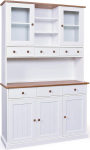 Esidra eatontown Sideboard 5 Doors and 3 Drawers, Metal, White, 205 x 131 x 45 cm