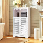 Pinkgarden vabalt seisev vannitoa hoiukapp, veekindel PVC p&otilde;randakapp sahtli ja uksega, organiseerija vannituppa, k&ouml;&ouml;ki, elutuppa, kontorisse, 75cm (K) x 34cm (L) x 24cm (S)