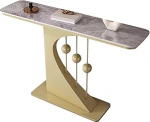 Moderner Eingangstisch, &scaron;mal, 120 cm, Konsole f&uuml;r Foyer, Flur, Wohnzimmer - &scaron;male Sofatisch, elegante Dielen-Konsole, M&ouml;bel