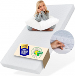 Laste kollektiivne madrats 140 x 200 cm Beebi laste madrats 140 x 200 cm koos pestava kattega lastele 10 cm k&otilde;rge p&ouml;&ouml;ratav madrats Eco5 sertifikaat lapsevoodi p&otilde;randavoodile Kahekohaline voodi