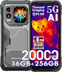 Blackview Xplore 1 Pro soojuskaamera v&auml;litingimustes kasutatav mobiiltelefon ilma lepinguta Android 15, 36GB + 256GB/2TB 20000mAh nutitelefon Gemini AI, 6,78-tolline FHD+, 64MP + 50MP, v&auml;litingimustes kasutatav nutitelefon