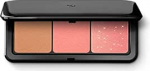 KIKO Milano Multi Finish Trio Blush & Bronzer Palette 01 | Face Palette koos 1 pruunistaja ja 2 matti ja metalse viimistlusega roogiga