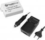 Kaamera Li-Ion aku 1300 mAh + akulaadija koos autoadapteriga Canon EOS 550D 600D 550-D 600-D EOS550D EOS600D 650D 650-D EOS650D Asendab Canon LP-E8 LPE8 LP-E-8 LPE-8 LPE-8 LPE-8 LPE-8