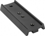 108mm/4.25" Rail Rail Metal Dovetail paigaldusplaat Teleskoopilise p&uuml;ssitoru adapteri kinnitusalus koos kruvi ja p&ouml;&ouml;ranguga EQ kinnitustele ja DSLR (must)