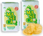 Maseca maisijahu Mehhikost Tortillade jaoks, 1kg (2 tk) - Harina de Maiz, gluteenivaba, ideaalne Tamales, Tacos & Gorditas jaoks - Autentne Masa Harina Mehhiko k&ouml;&ouml;gi jaoks koos Kajal kleebisega.