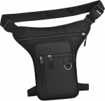 Fenteer Meeste v&ouml;&ouml;kott Hip Pack Fanny Pack mootorratta Drop Leg Bag Multifunktsionaalne reie kott Crossbody Bag matkamine Jogging jalgrattas&otilde;it, Must / Style A, &Uuml;hiku suurus