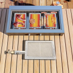 L-home Grillid Infrapunane k&uuml;lgp&otilde;leti Gaas Camping Burner BBQ Infrapunane keraamiline p&otilde;leti Gaasigrill Keraamiline k&uuml;ttekeha 22 x 17 cm